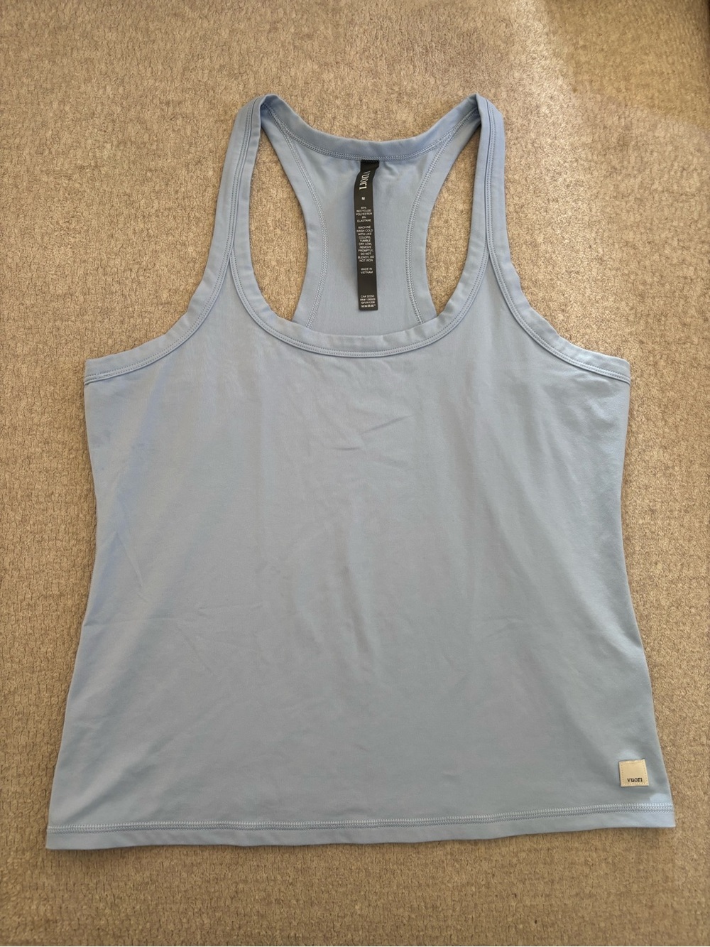 Vuori Light Blue Racerback Tank